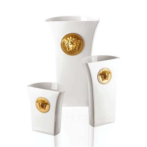 versace white vase|versace vase medusa.